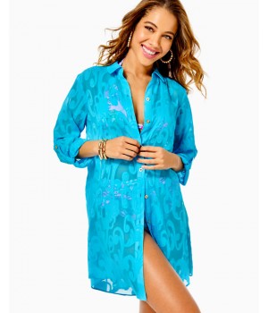 Natalie Shirtdress Cover-Up