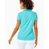 UPF 50+ Luxletic Frida Ruffle Polo Top