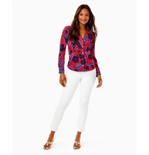 UPF 50+ ChillyLilly Marlena Button Down Top