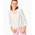 Sea Breeze Eyelet Button Down Top