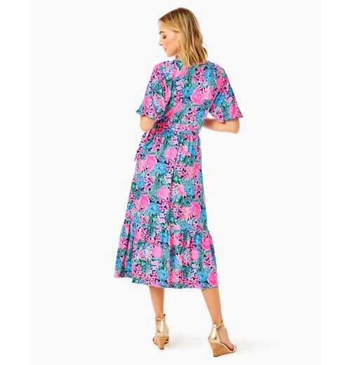 Brantley Midi Wrap Dress